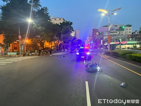 ▲▼三民區車禍。（圖／記者許宥孺翻攝）