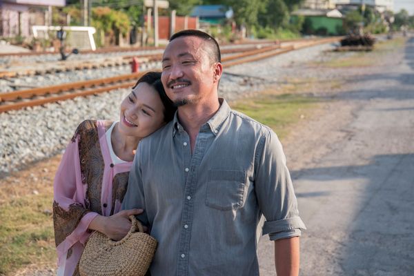 ▲《阿龍》周秀娜、鄭中基。（圖／華映娛樂提供）