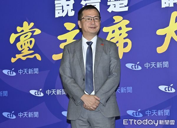 ▲國民黨主席候選人羅智強 。（圖／記者李毓康攝）