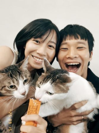 ▲黃冠智與老婆鄭毓萱結婚一年多。（圖／翻攝自Instagram）