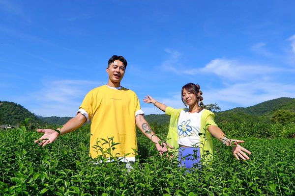 ▲段慧琳與余思達搭檔。（圖／民視提供）