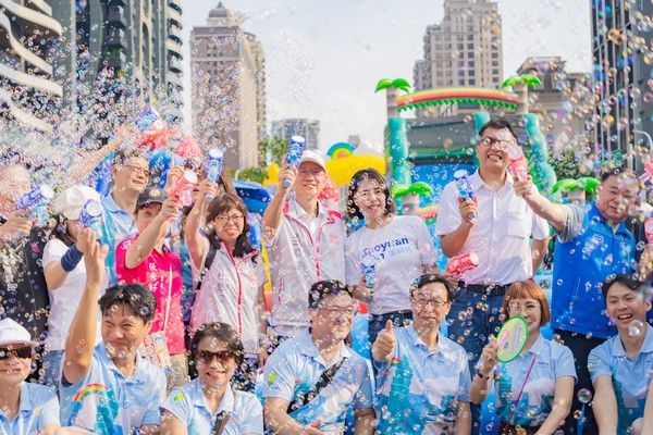 ▲桃園有愛無礙親子泡泡派對　