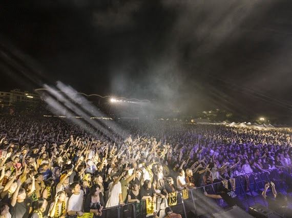 台灣設計展熱點活動「2025潮派鹿港音樂祭」　兩日累計突破13萬人次狂歡（圖／彰化縣政府提供）