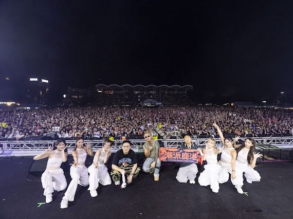 台灣設計展熱點活動「2025潮派鹿港音樂祭」　兩日累計突破13萬人次狂歡（圖／彰化縣政府提供）