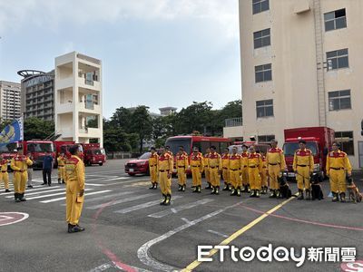 高雄特搜2度前進花蓮光復！18人3犬地毯式搜索　飛手協尋失聯者