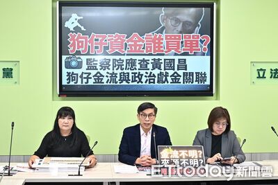 民進黨團質疑黃國昌養狗仔金流不明 要求監察院釐清
