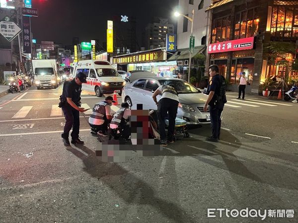 ▲▼兒過馬路遭撞飛「腿斷了」！沒畫面卻遭控闖紅燈。（圖／記者許宥孺翻攝）