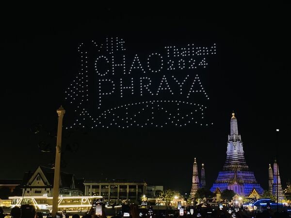 ▲▼曼谷Vijit Chao Phraya 燈光藝術節。（圖／翻攝自Amazing Thailand臉書專頁）