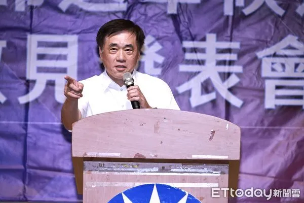 ▲郝龍斌12日下午出席國民黨黨主席選舉政見發表會台北場 。（圖／記者黃克翔攝）