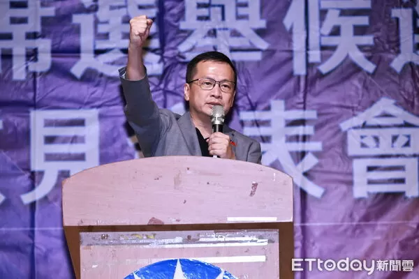 ▲▼ 國民黨黨主席候選人政見發表會-羅智強  。（圖／記者黃克翔攝）