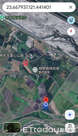 ▲事發前與找到車輛距離。（圖／屏東縣政府消防局提供）
