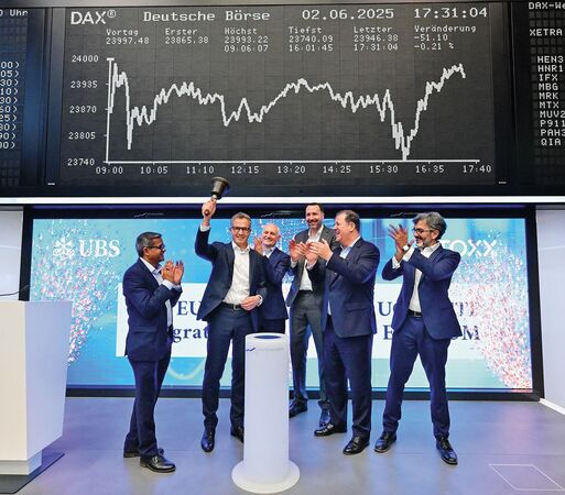 歐洲重點產業國防、航太和金融，今年以來表現不俗。（翻攝Deutsche Boerse Cash Market Linkedin）