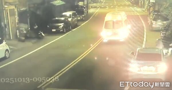 ▲王男酒醉倒在路中，遭開計程車的朱男輾斃。（圖／記者陸運陞翻攝）