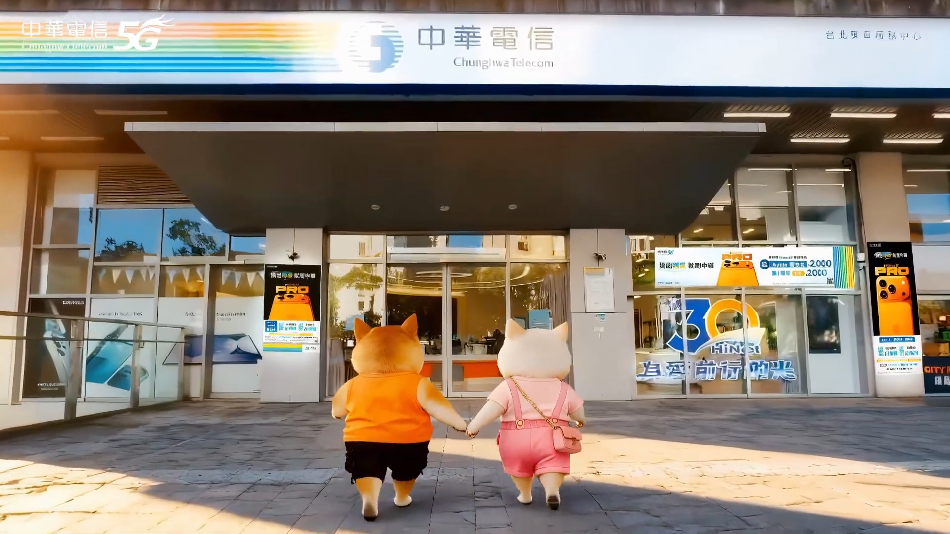 ▲▼中華電信,柴犬,動畫,iPhone 17,5G,換機。（圖／翻攝自動畫）