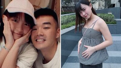 王齊麟老婆懷孕「鬆口挫折心聲」！陳詩媛挺孕肚試穿衣服  全身照曝