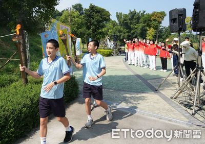 全運會倒數!張麗善迎聖火喊「競艷雲林」 縣府動員萬人迎盛典