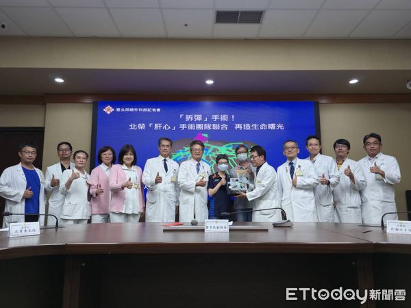 北榮完成全球罕見「肝臟自體移植合併體外心肺循環」手術。（圖／記者趙于婷攝）