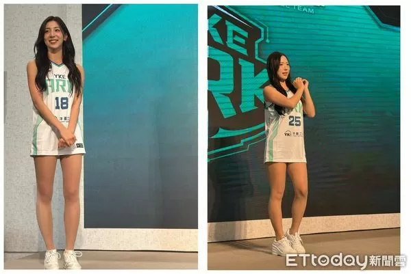 ▲韓援女神睦那京、李素敏正式加盟洋基女孩啦啦隊。（圖／記者杜奕君攝）
