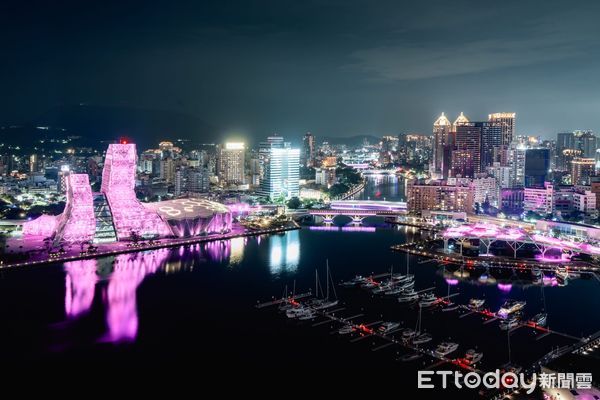 ▲▼ BLACKPINK週末降臨高雄開唱　陳其邁宣布6大地標亮粉紅燈應援。（圖／記者賴文萱翻攝）