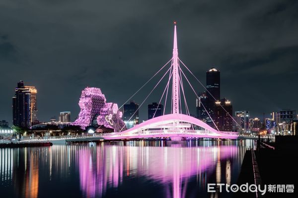 ▲▼ BLACKPINK週末降臨高雄開唱　陳其邁宣布6大地標亮粉紅燈應援。（圖／記者賴文萱翻攝）