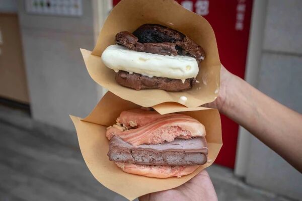 ▲▼台中北區美食推薦「包囍饅頭台中漢口店」，必吃饅頭尬手切冰、和牛化身肉包！（圖／部落客美熊提供）