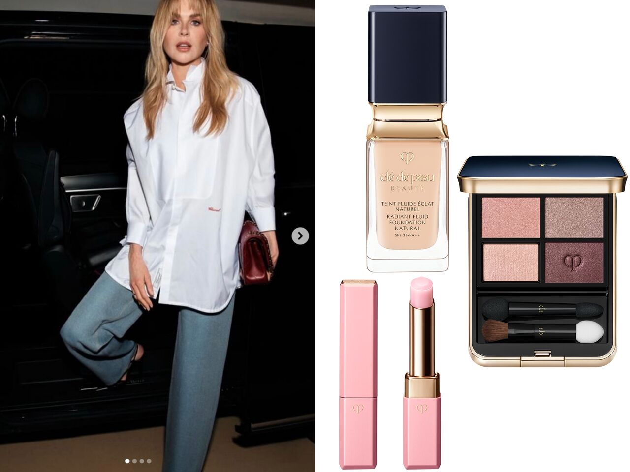 妮可基嫚,Nicole Kidman,肌膚之鑰,chanel,香奈兒,彩妝,妝容,巴黎時裝周,時尚,。（圖／nicolekidman IG、品牌提供）