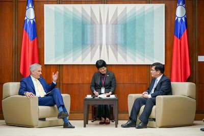 接見新任德國駐台代表 林佳龍籲國際正視:中國藉法律戰弱化台灣主權