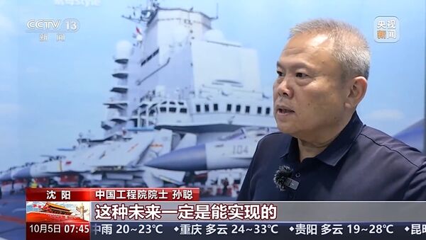 ▲▼殲-35總設計師孫聰獨家公開該款隱身戰機的三大核心技術。（圖／翻攝自央視）
