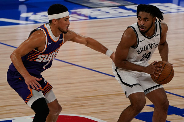 ▲▼籃網湯瑪斯、小波特。（圖／達志影像／美聯社）