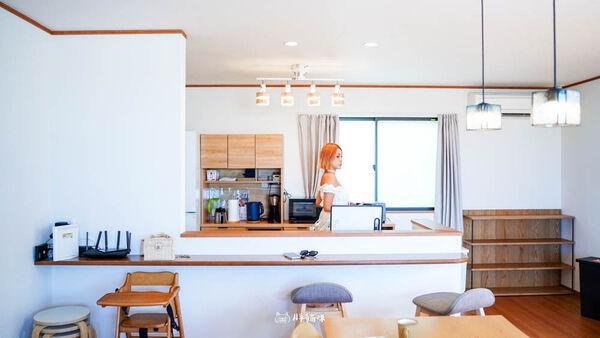 ▲▼日本沖繩青之洞窟附近住宿首選「JV沖繩民泊」，10人包棟，自助入住中文溝通零障礙！（圖／部落客胖貓提供）