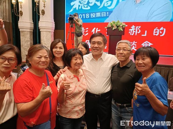 ▲郝龍斌到彰化。（圖／記者唐詠絮攝，以下同）