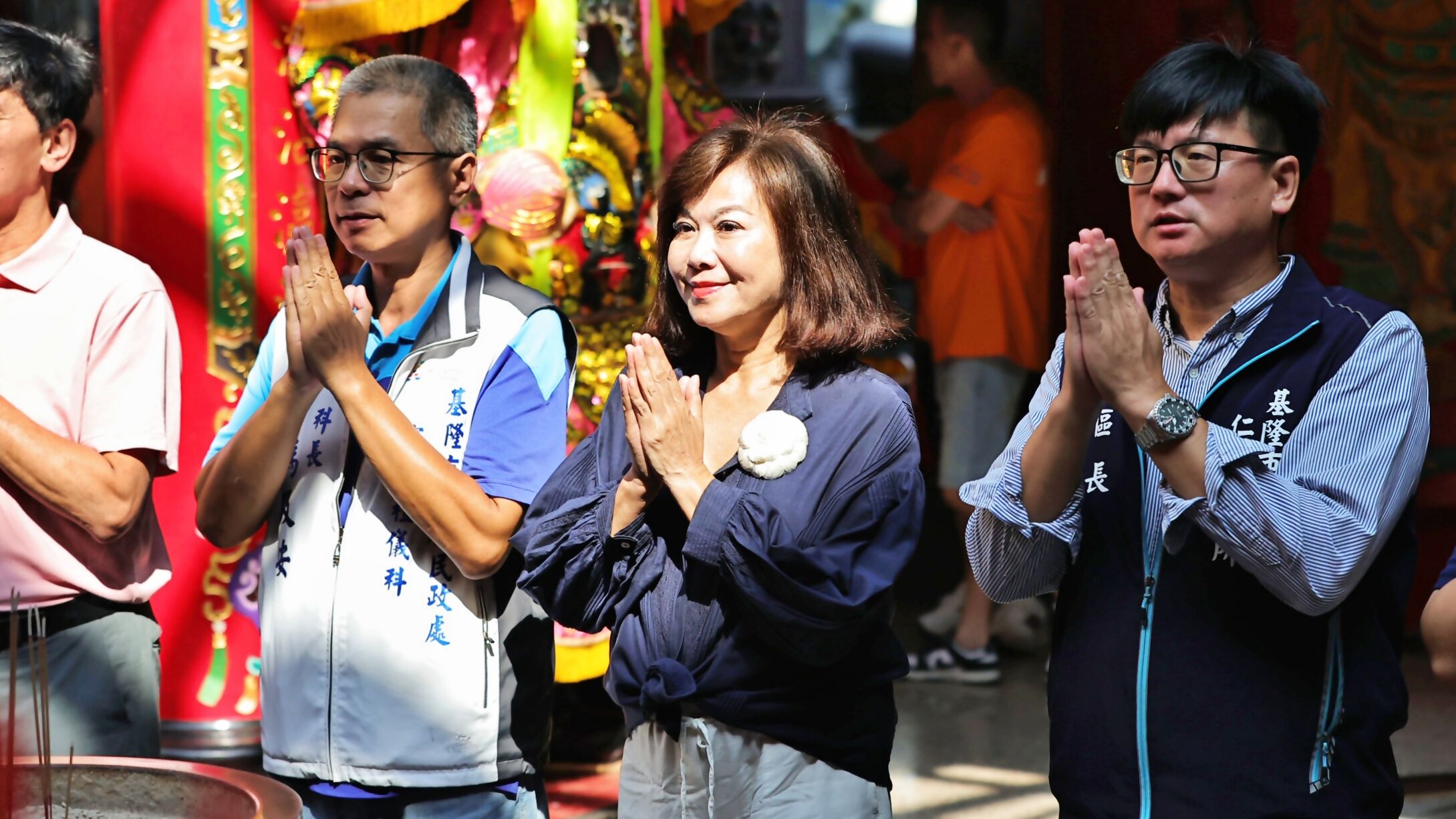 ▲基隆得意堂慶田都元帥聖誕 邱佩琳親臨關心文化傳承。（圖／記者郭世賢翻攝）