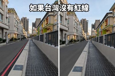 台中北區驚見「完美街景」沒違停、老招牌！他嘆：1條線害走鐘