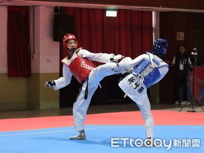 114全運會雲林地主首金入袋 跆拳道少年黃卓乘奪勝