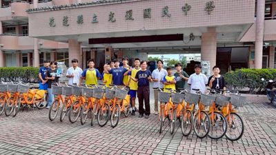 新北捐贈45輛YouBike1.0　助花蓮光復學子安心復學