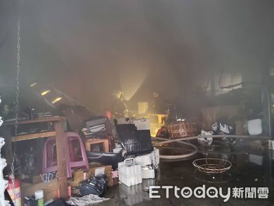 濃煙竄天！琉球電動換電站突起火　4車7警消馳援