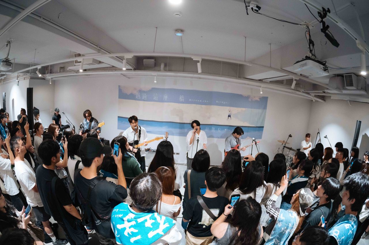 ▲▼Who Cares胡凱兒樂團新專輯《越過這座橋》專輯搶聽會。（圖／Who Cares胡凱兒樂團提供）