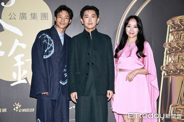 ▲▼公廣集團金鐘入圍酒會- 黃冠智，施名帥，范瑞君 。（圖／記者黃克翔攝）