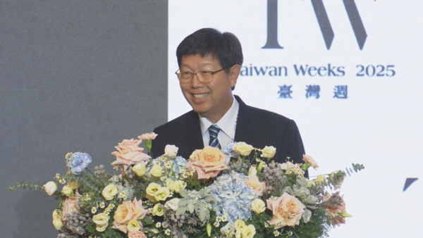 ▲▼2025台灣週開幕式,亞洲資產管理中心,鴻海集團董事長劉揚偉。（圖／記者姜國輝攝）