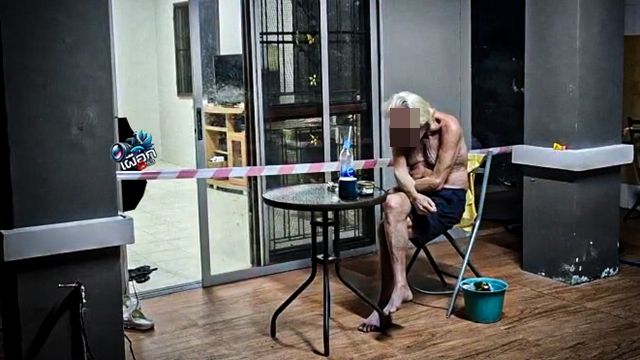 ▲▼失明翁請鄰居幫開燈　一進門驚見「他妻子在家輕生亡」。（圖／翻攝臉書เผือกแปดริ้ว）