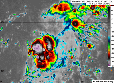 風神成颱「關鍵轉折」路徑南修可能衝登陸　半個台灣雨涼變天2字頭