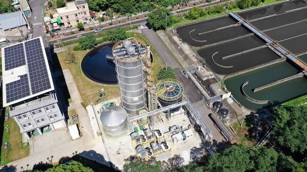 ▲桃園ROT綠能水資源中心沼氣發電系統啟用