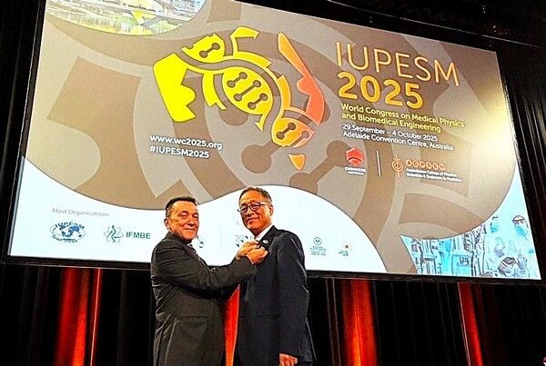 ▲中原大學林康平教授出任IFMBE理事長　