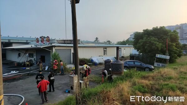 ▲▼台南宮廟火警。（圖／記者林東良翻攝）