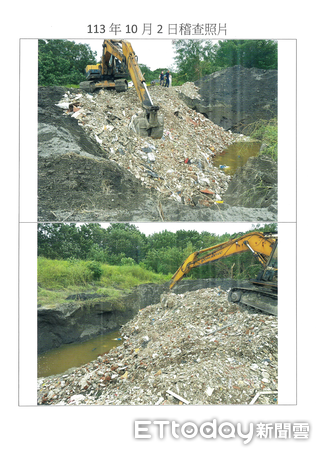 ▲▼  彰化地檢署查獲營建事業廢棄物回填二林中科園區案件起訴兩公司及負責人共7人並查扣犯罪機具           。（圖／記者唐詠絮翻攝）