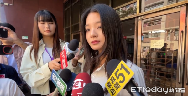 ▲▼應曉薇質詢時遭認定涉嫌恐嚇證人，北院重新召開羈押庭，女兒受訪。（圖／記者許靖騏攝）