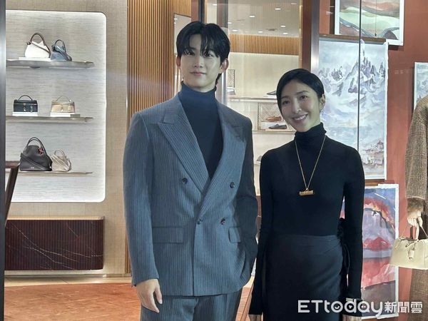 ▲玉澤演同框楊謹華活動現場超熱鬧。（圖／記者吳睿慈攝）