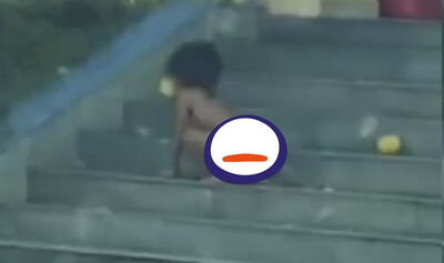 陸休息站驚現「野人小孩」全身赤裸頭髮蓬鬆　官方回應出爐