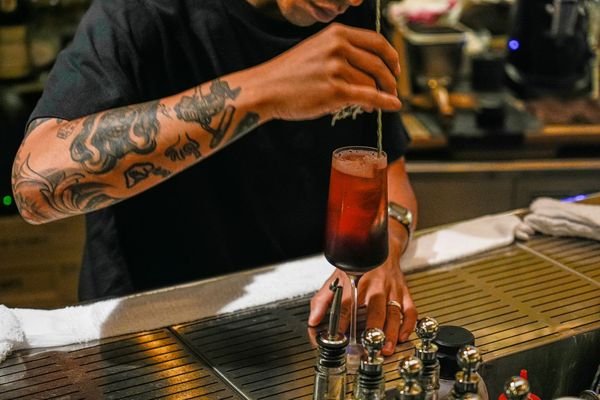 ▲▼Petit Petit Bar 沛提沛提台中酒吧－寵物友善。（圖／部落客混血珊莎的奇幻旅程授權提供）