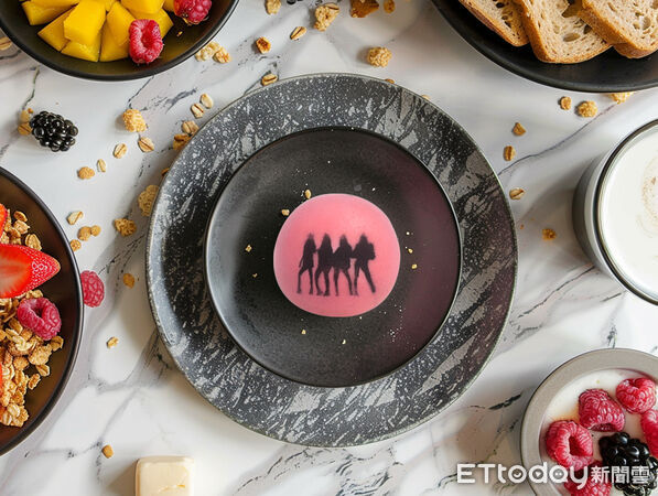 ▲高雄翰品酒店10月19、20日早餐推出限量BLINK應援豆沙包。（圖／翰品酒店提供）